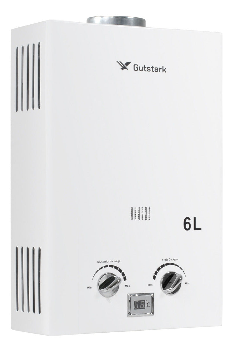 Calentador De Agua Instantaneo De Paso 6 Litros Gas Natural
