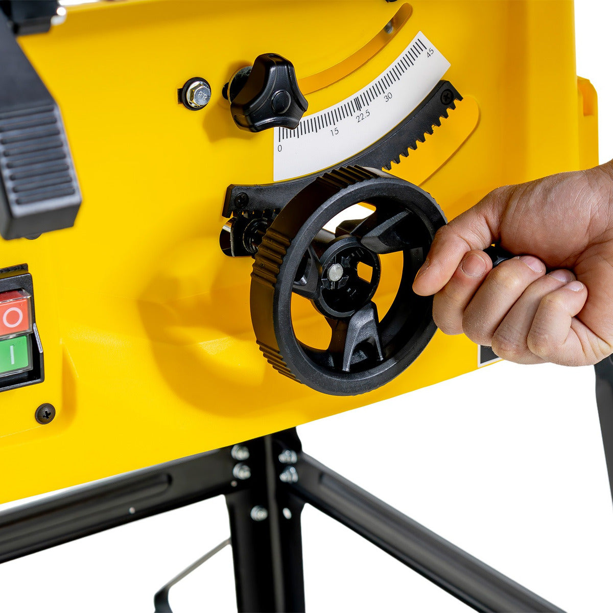 Sierra Banco 10 Pulgadas Mesa Portátil 45 Grados 90 4500rpm