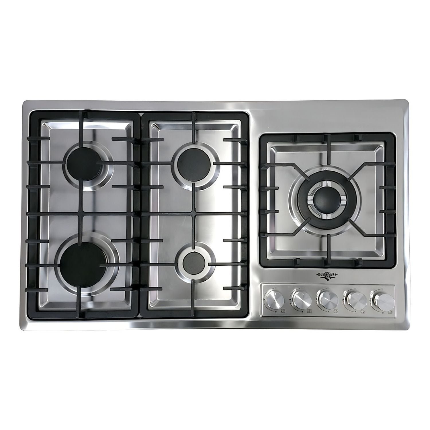 Parrilla de Gas Empotrable Acero Inoxidable 5 Quemadores Premium