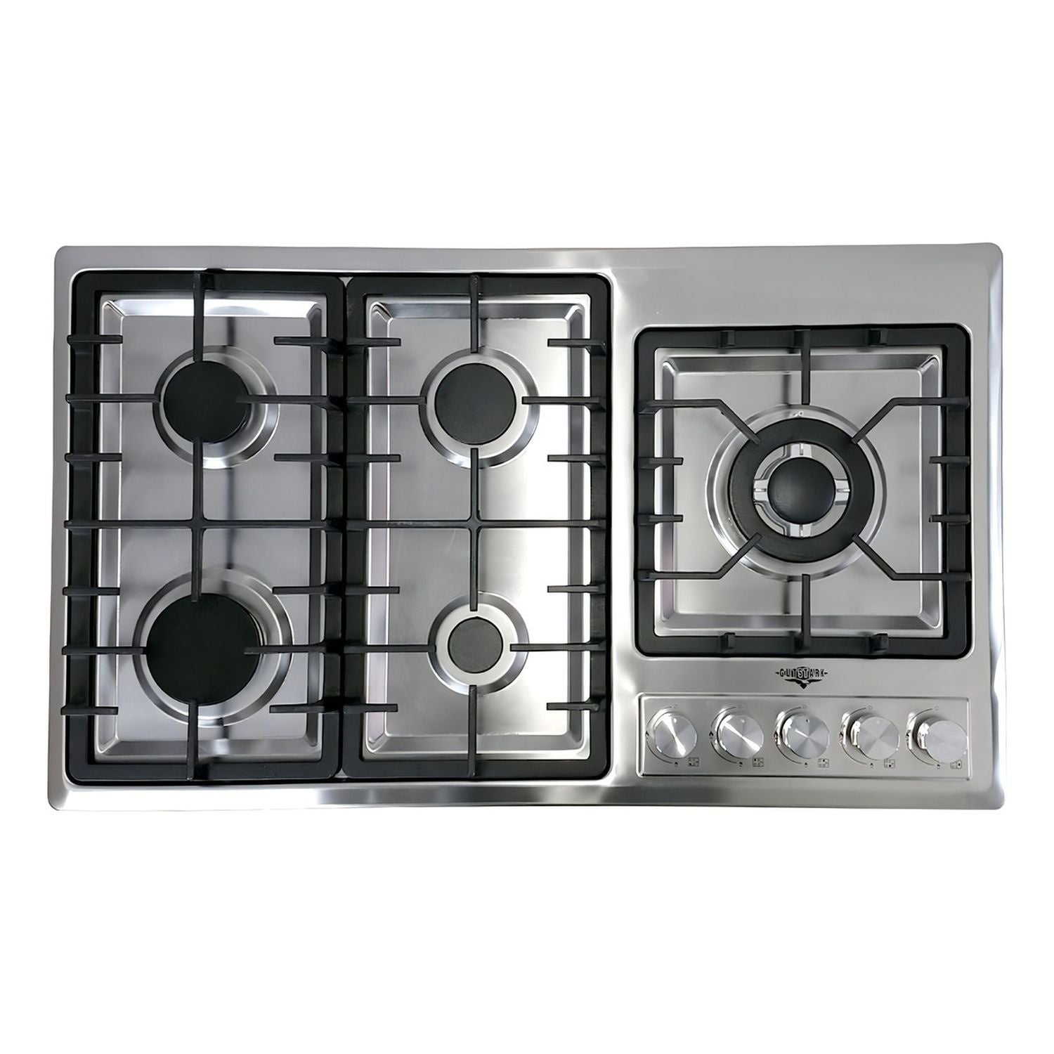 Parrilla de Gas Empotrable Acero Inoxidable 5 Quemadores Premium