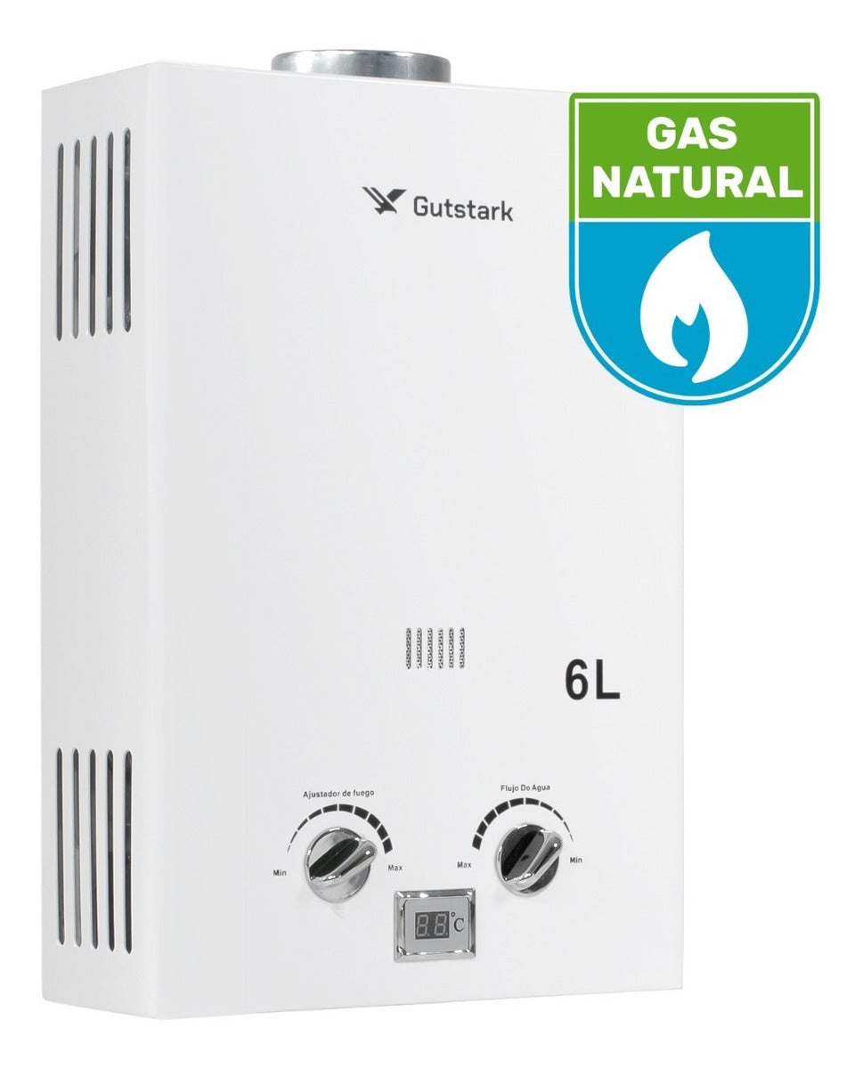 Boiler Calentador de paso Gas Natural 2 Servicios