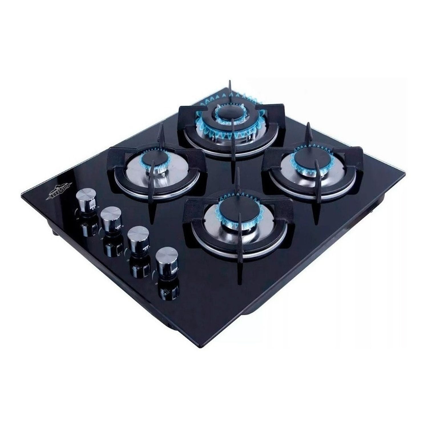 Combo Campana Cristal 60cm + Parrilla Cristal Templado 4 Ornillas