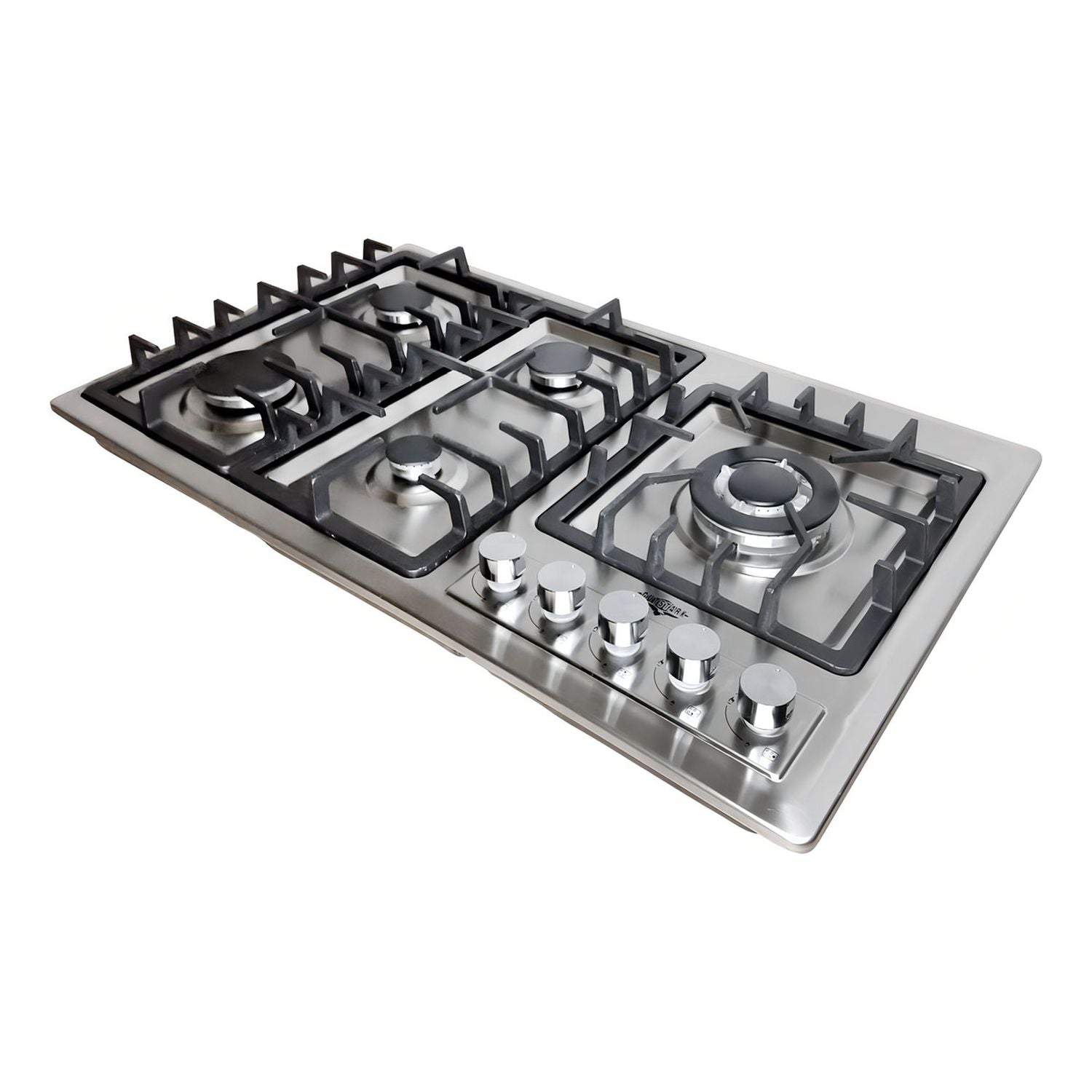 Parrilla de Gas Empotrable Acero Inoxidable 5 Quemadores Premium