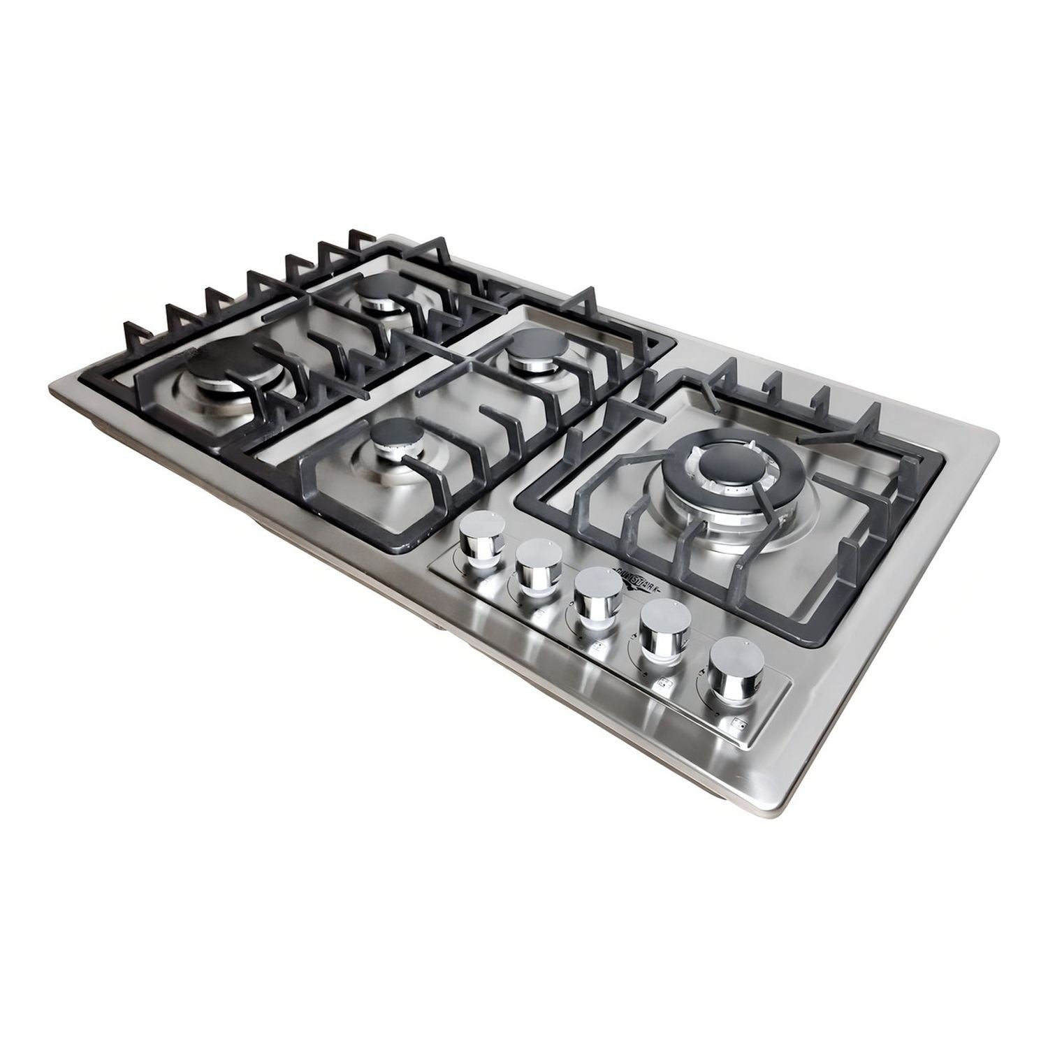 Parrilla de Gas Empotrable Acero Inoxidable 5 Quemadores Premium