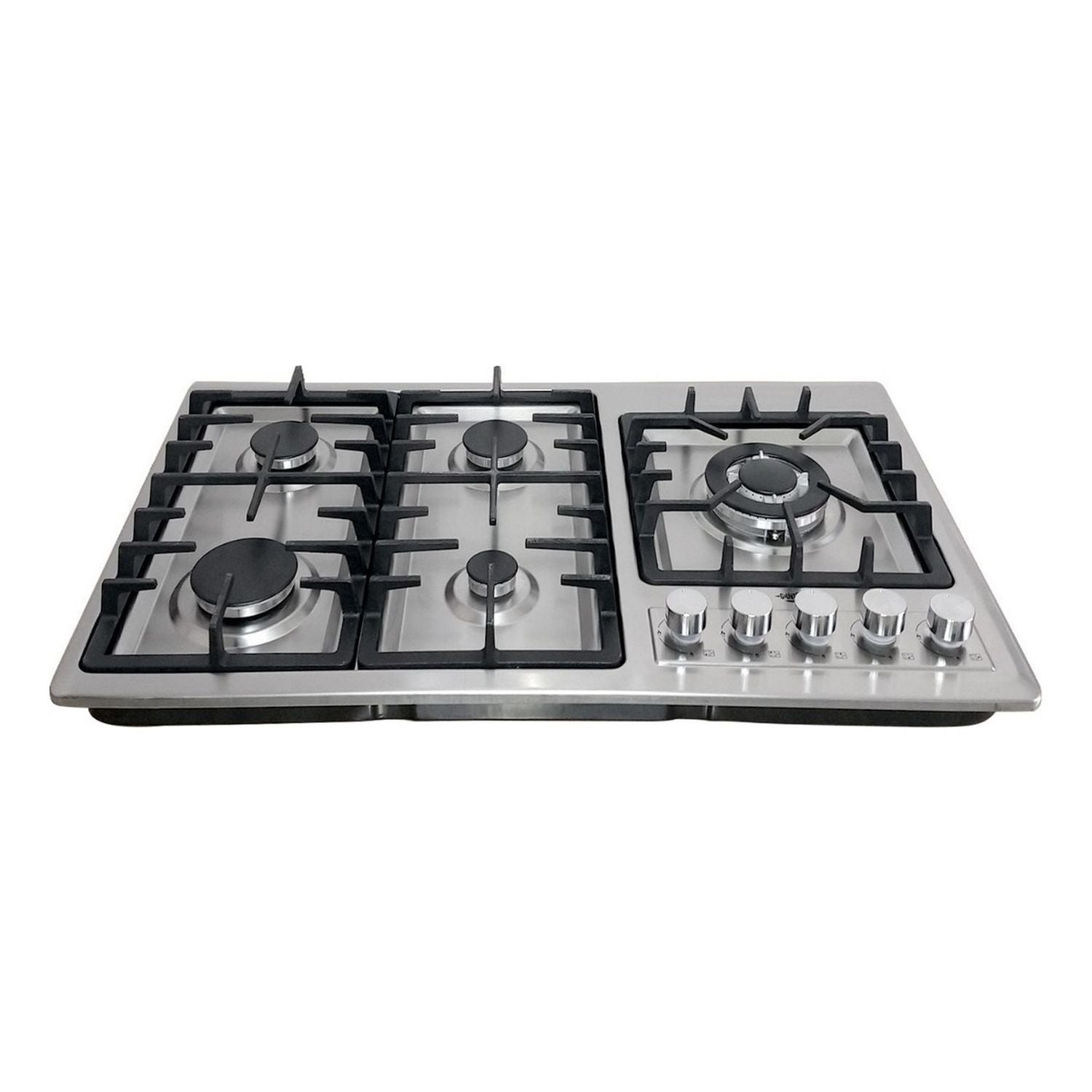 Parrilla de Gas Empotrable Acero Inoxidable 5 Quemadores Premium