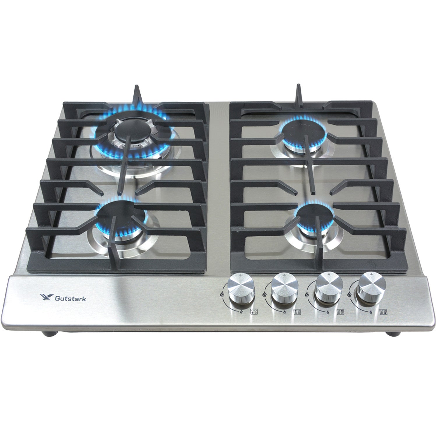 Parrilla A Gas Lp Y Natural 4 Quemadores 58.5 X 51 X 11 Cm