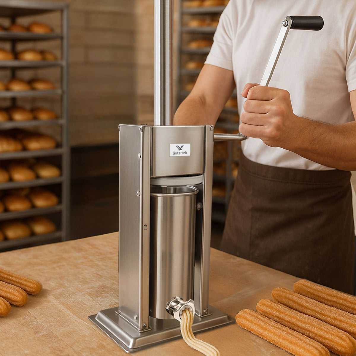 Maquina Para Hacer Churros Rellenos 5 Litros Manual Vertical