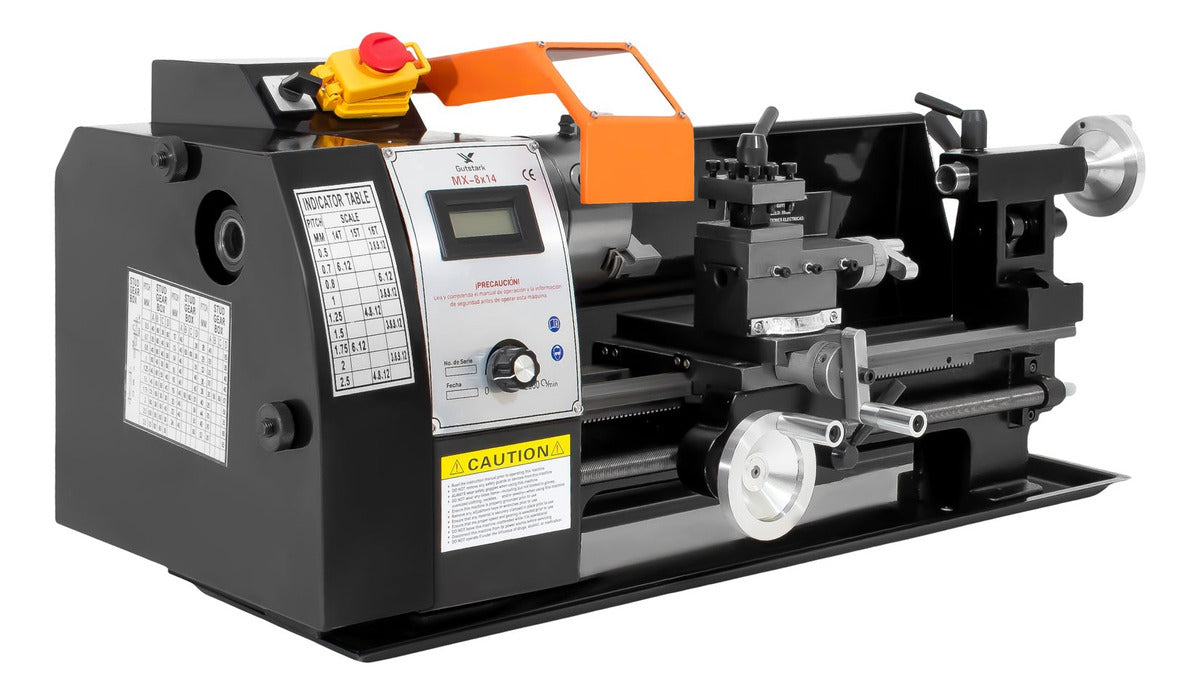 Mini Torno Metal Velocidad Variable 2250rpm 8x14 Pulgadas