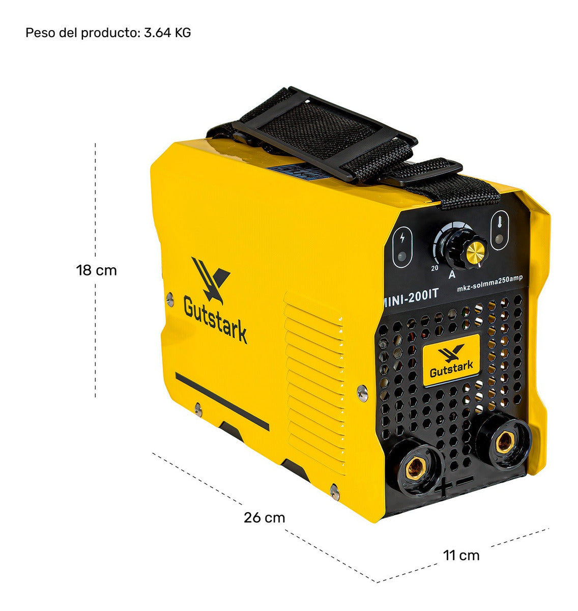 Soldadora 250amp Inverter Igbt 110v Industrial Profesional