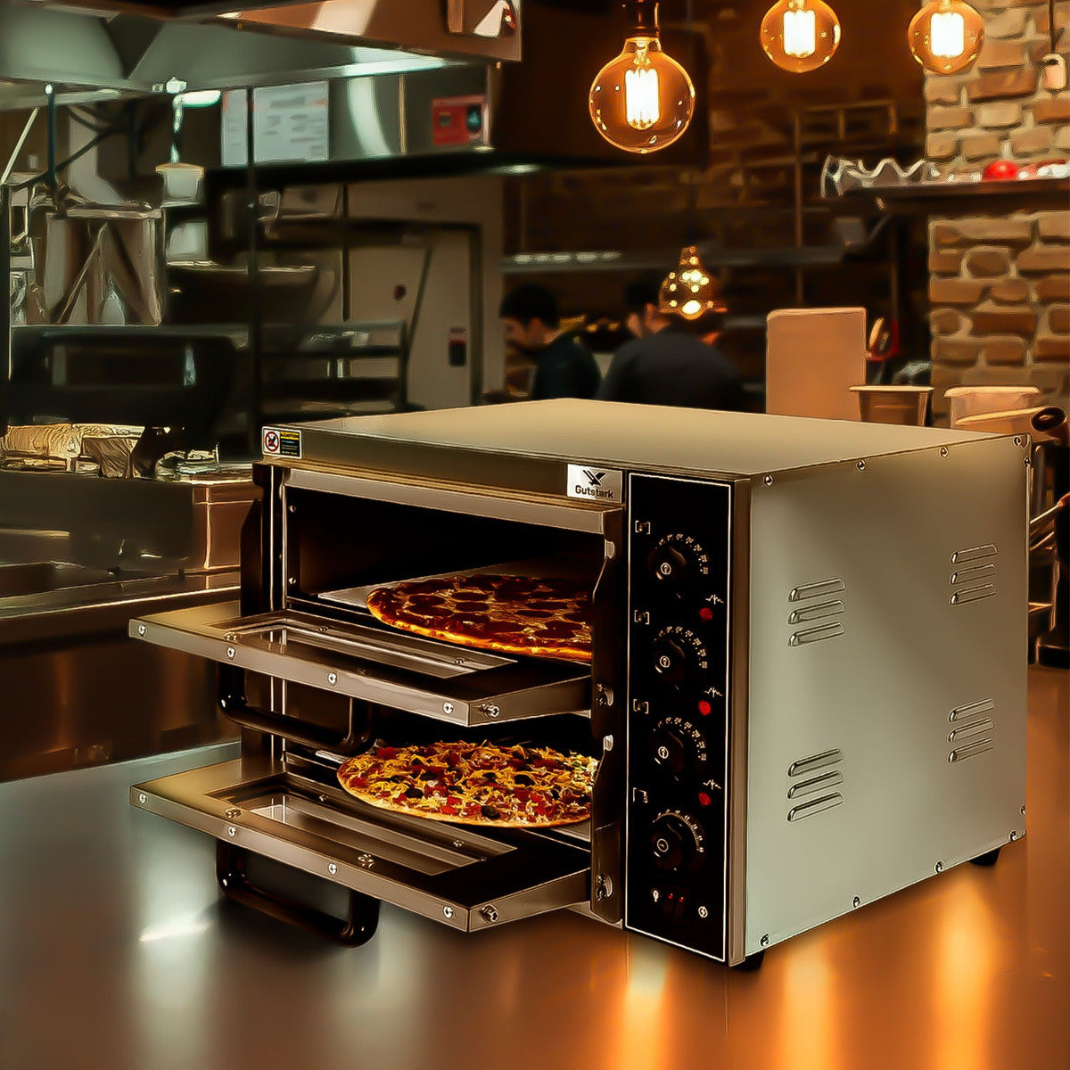 Horno Electrico Industrial Pizza Pan 40 Cm 300w 350°c