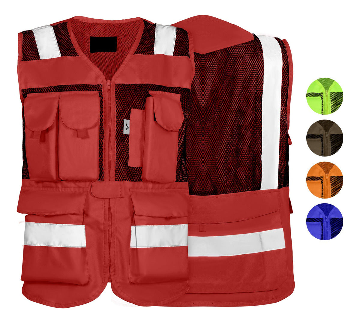 Chaleco Seguridad Brigadista Industrial Alta Visibilidad