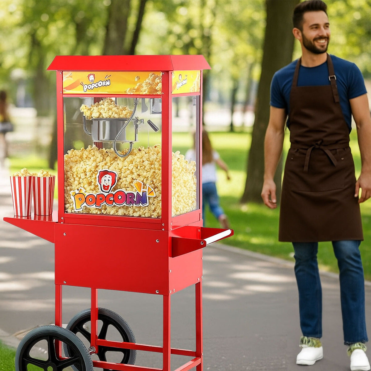 Maquina Palomitas Maiz 8 Oz Palomera Carrito Comercial
