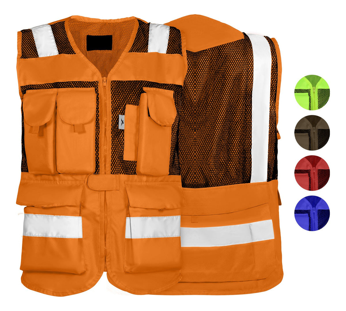 Chaleco Seguridad Brigadista Industrial Alta Visibilidad