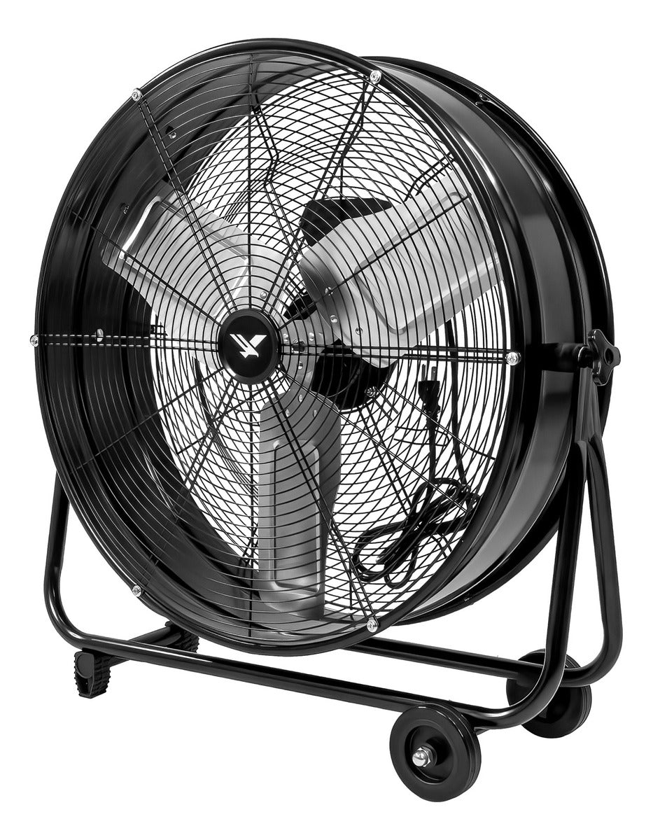 Kit Set 2 Ventiladores Industriales Metalico Piso 180w 30'