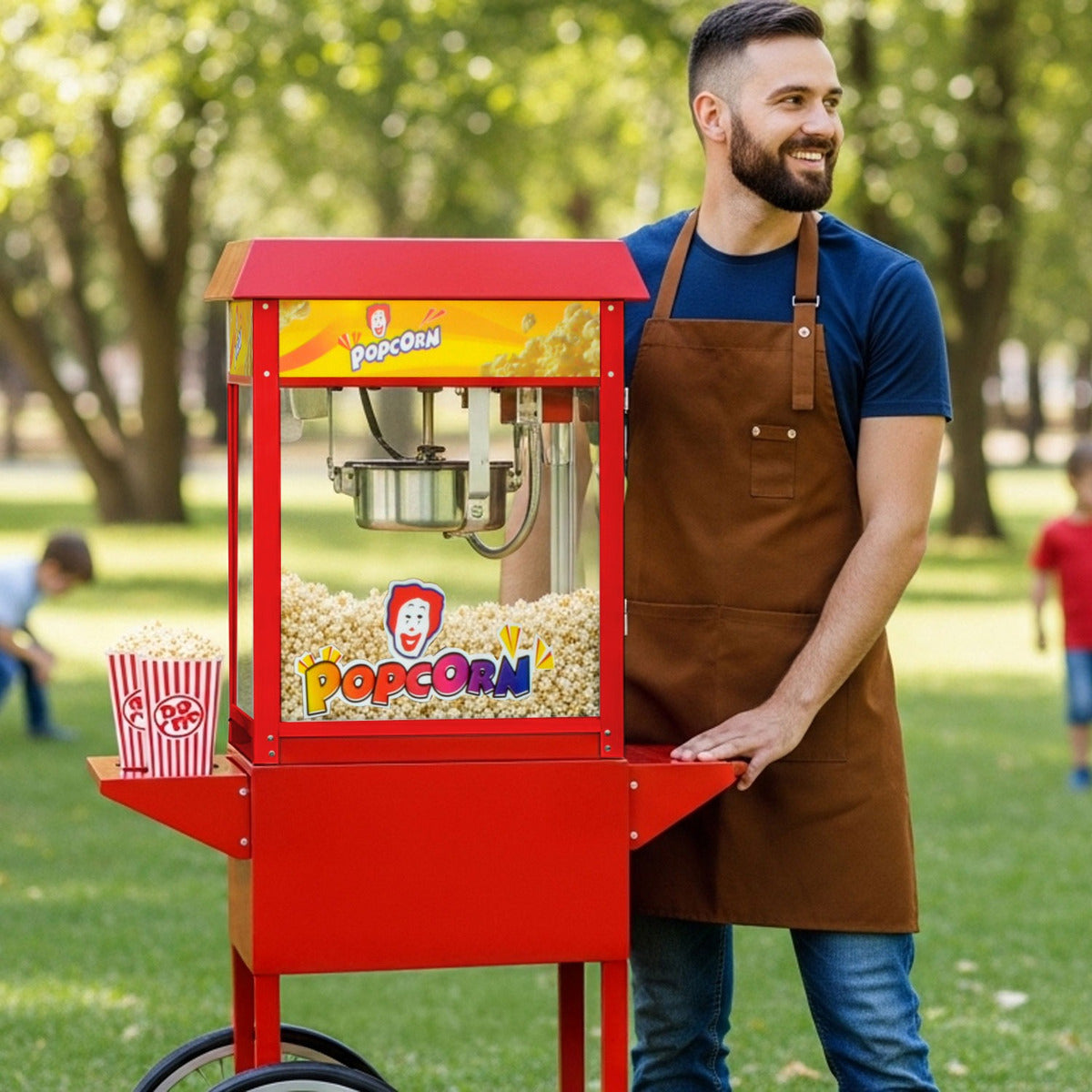 Maquina Palomitas Maiz 8 Oz Palomera Carrito Comercial