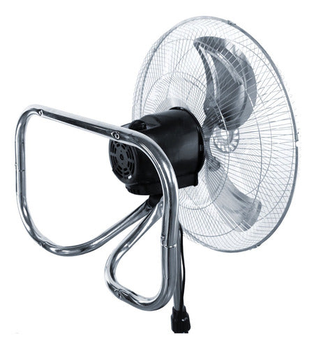 Ventilador Houzer Pedestal Metalico 3 en 1 con Aspas Color Plateado