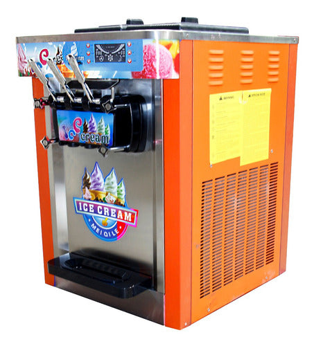 Maquina Helado Suave Yoghurt Nieve Comercial Helados 1800w