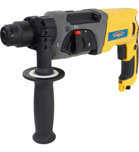 Taladro Rotomartillo Esmeriladora Brocas Cincel 980 W Pack