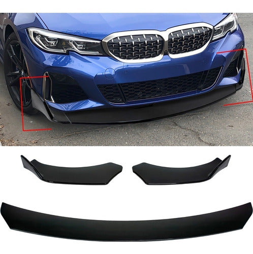 Kit Lip Splitter Universal + 2 Sujetadores Lip Struts Rojo