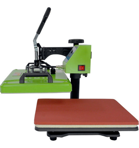 Kit Sublimacion 8 En 1 Plancha 30 X 40 Tazas Gorras Playeras