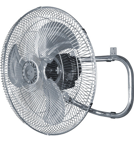 Ventilador Houzer Pedestal Metalico 3 en 1 con Aspas Color Plateado