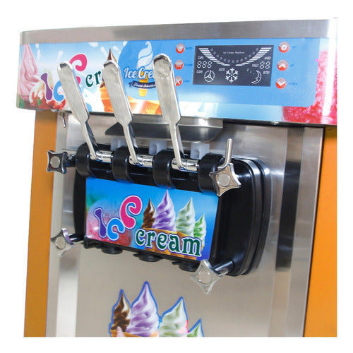 Maquina Helado Suave Yoghurt Nieve Comercial Helados 1800w