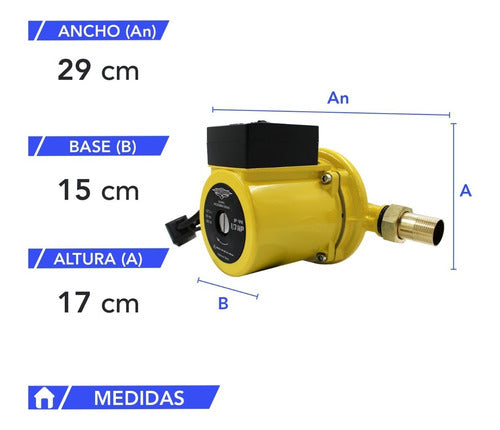 Bomba Presurizadora Agua 1/3 Hp Automatica 260 W 2 Servicios