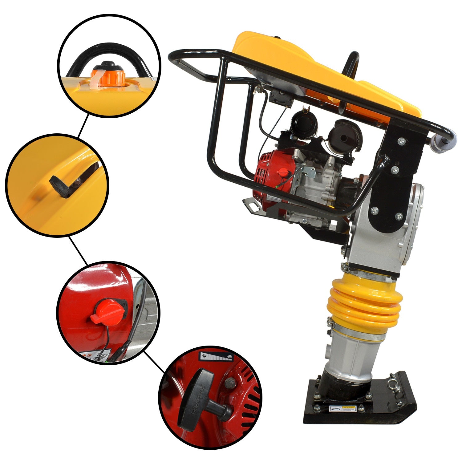 Bailarina Compactadora Concreto Apisonadora 6.5 Hp
