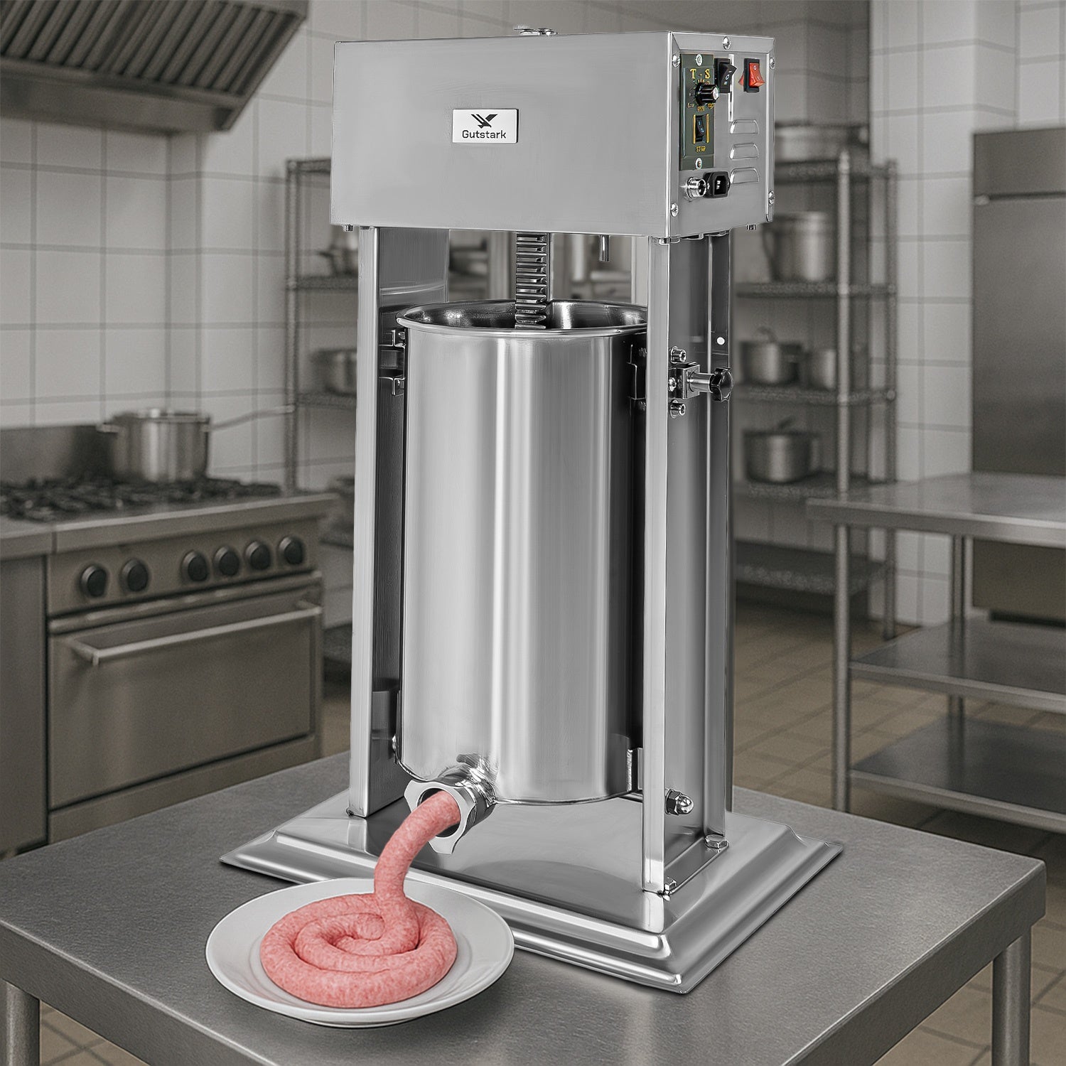 Embutidora Electrica Salchicha Chorizo 15 L Carne Acero