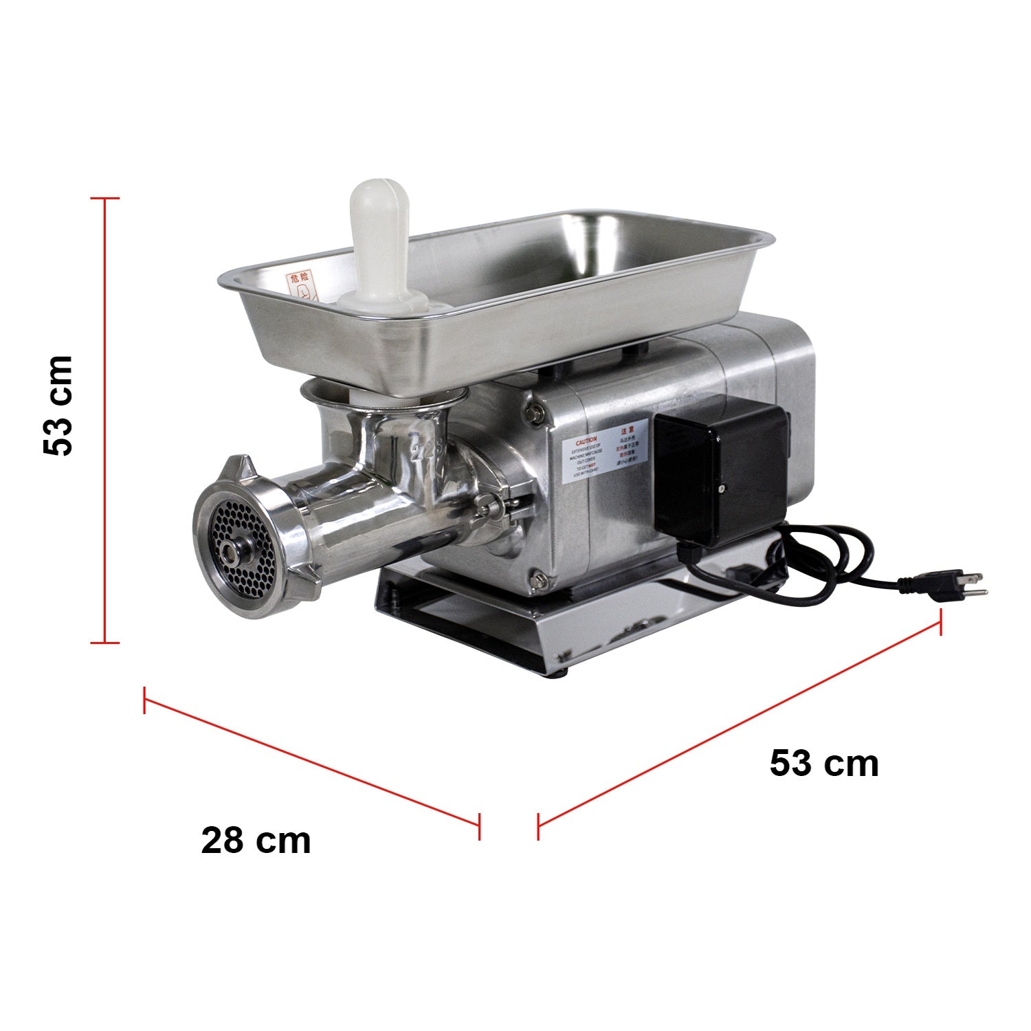 Molino Carne 2 Hp Moledor Embutidos Embutidora Muele Hueso