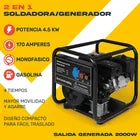 Motosoldadora Generador Gasolina 170 Amp 2000w Monofasico Gutstark