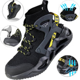 Tenis De Seguridad Trabajo Zapato Industrial Casquillo Punta Acero Talla 26