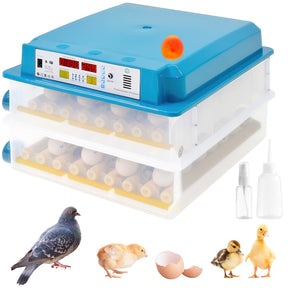 Incubadora Automatica 120 Huevos Aves Pollos + Ovoscopio