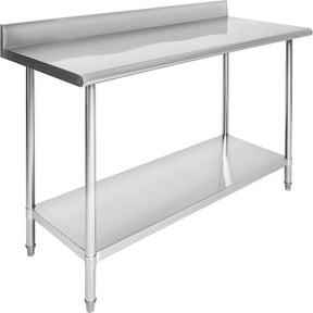 Mesa Trabajo Pared Acero Inoxidable Ajustable 150x60 Cm