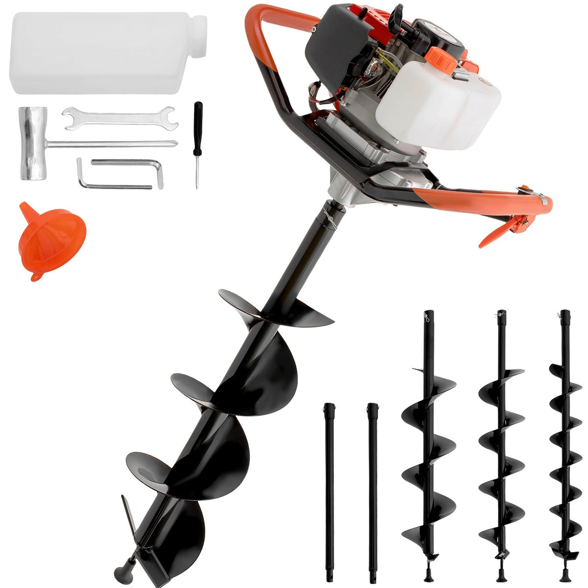 Motoperforadora Ahoyadora 3 Brocas 49cc 2.4hp 6500rpm