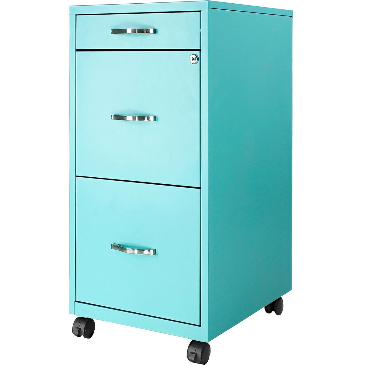 Archivero Metalico 2 Gabinetes + 1 Cajon Papelero Tamaño Carta Organizador Oficina