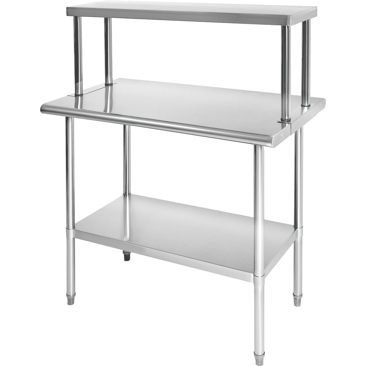 Mesa Trabajo Repisa Acero Inoxidable Ajustable 110x60x131.5