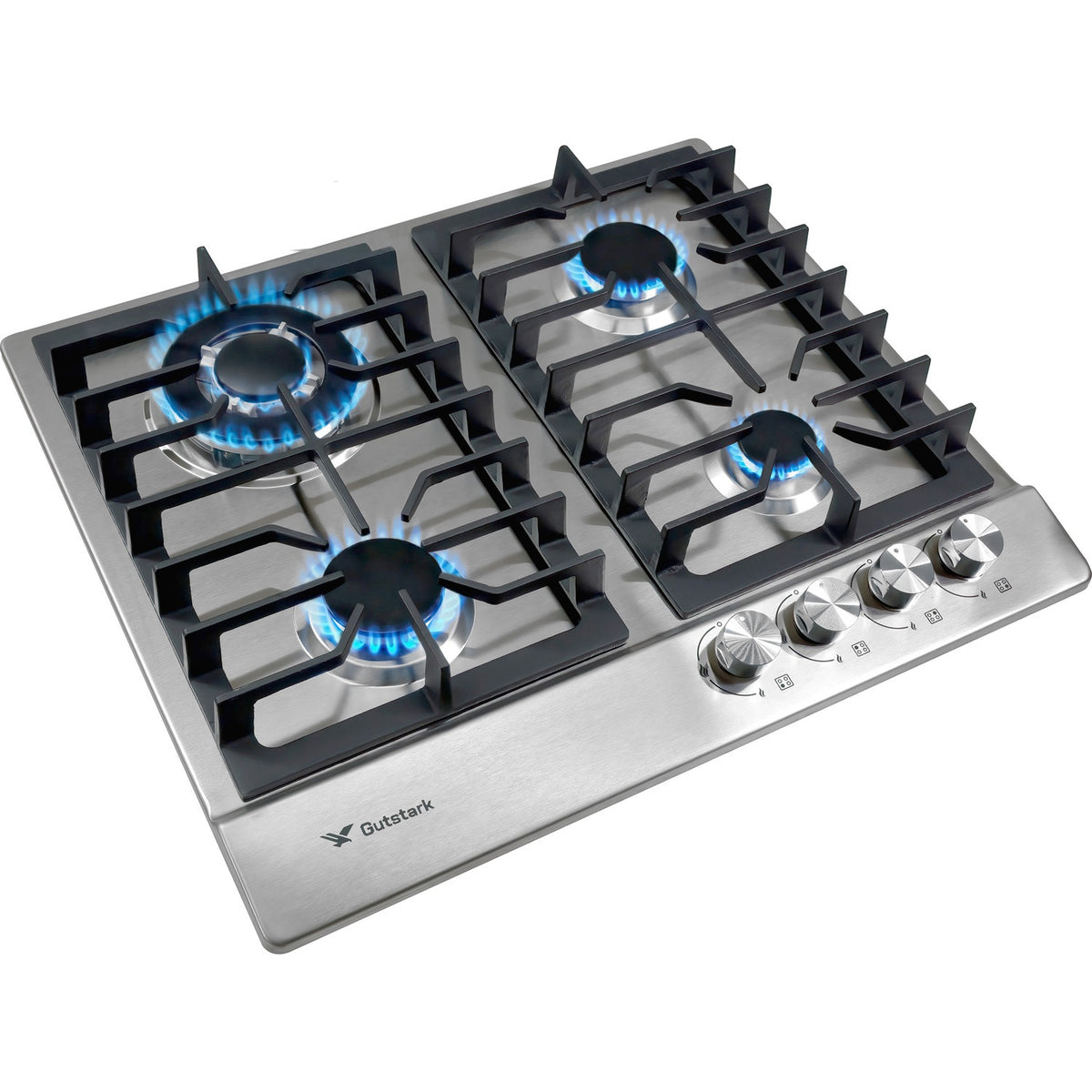 Parrilla A Gas Lp Y Natural 4 Quemadores 58.5 X 51 X 11 Cm