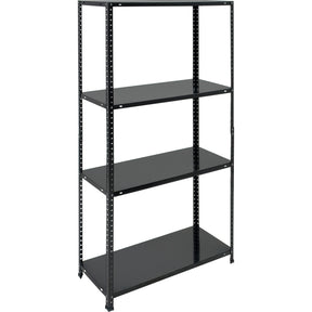Anaquel Metalico Industrial 4 Niveles 150*85*30 Color Negro