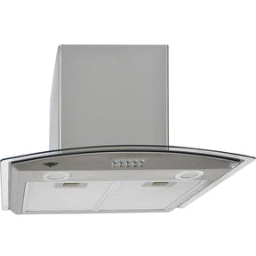 Campana Extractora 600mm Cocina Cristal Templado Acero Inox