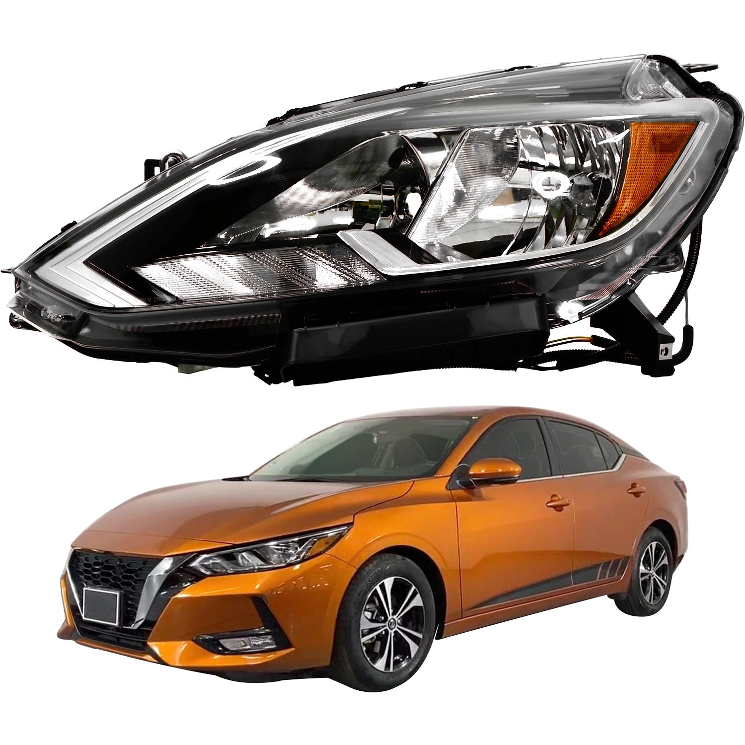 Faro Sentra Izquierdo Universal Modelo 2017 2018 2019 2020