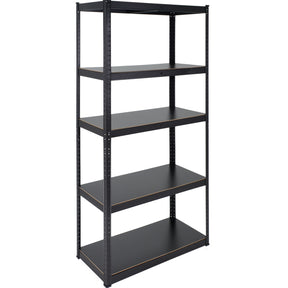 Estante Anaquel Rack Repisas 5 Niveles Metalico 180x39x89 Cm Color Negro