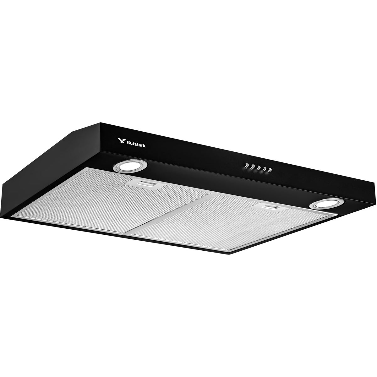 Campana Extractora Negra Cocina 76 Cm Gabinete Acero Inox