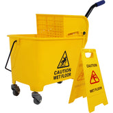 Cubeta Exprimidora Carrito 20 Lt Litros Plastico Ruedas