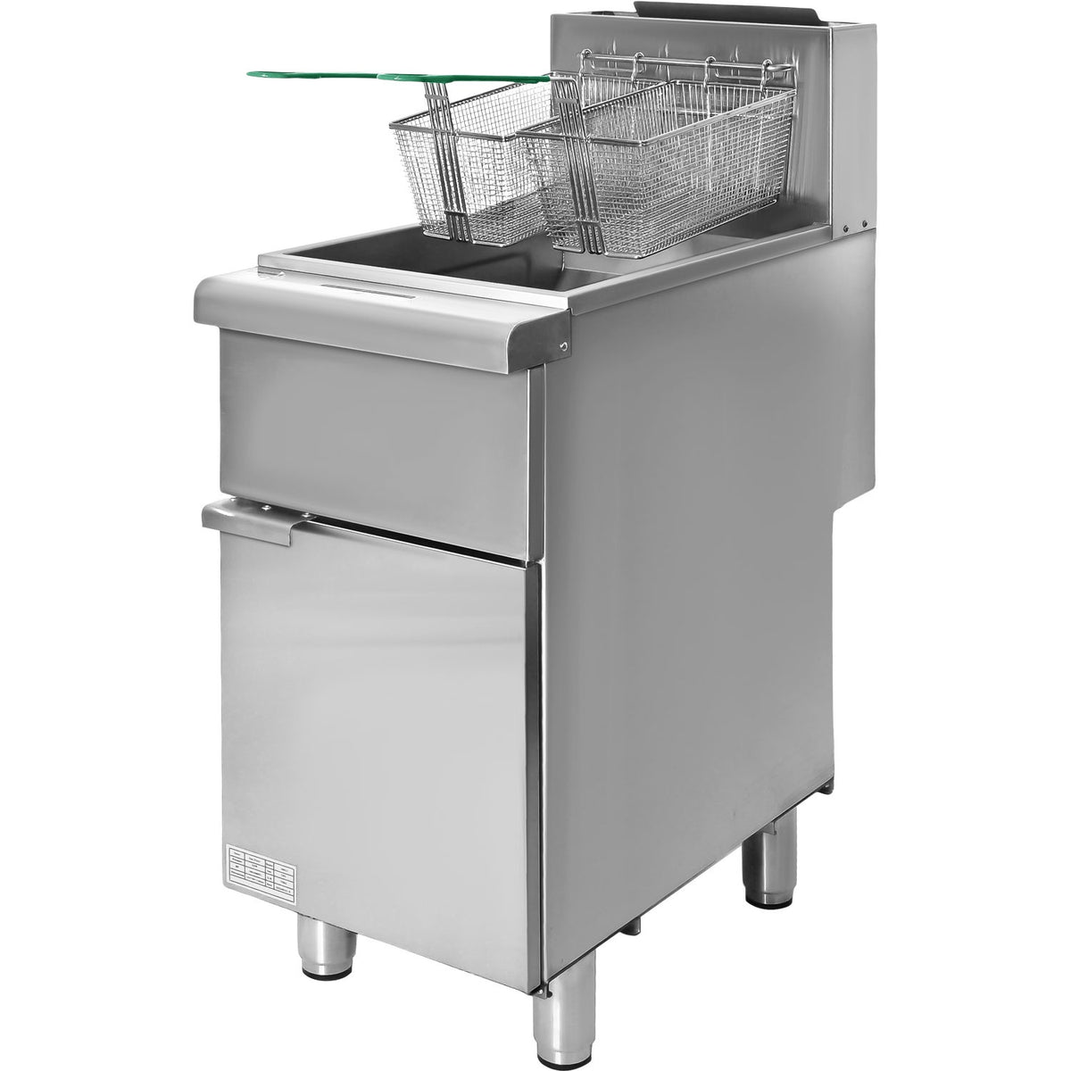 Freidora Industrial Aceite 24l Gas 3 Quemadores Acero Inox