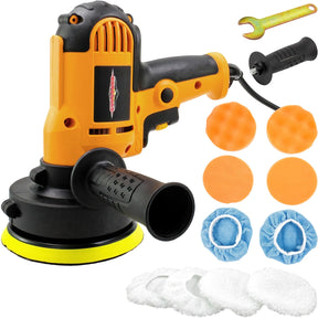Pulidora Orbital Lijadora Industrial 700w 3700rpm + Esponjas