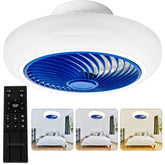 Ventilador Techo Inteligente Lampara Led 18 Control Remoto