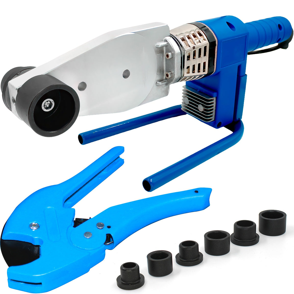 Termofusora Kit 600w 3 Dados 1/2 A 1 In Tijeras Corta Tubo