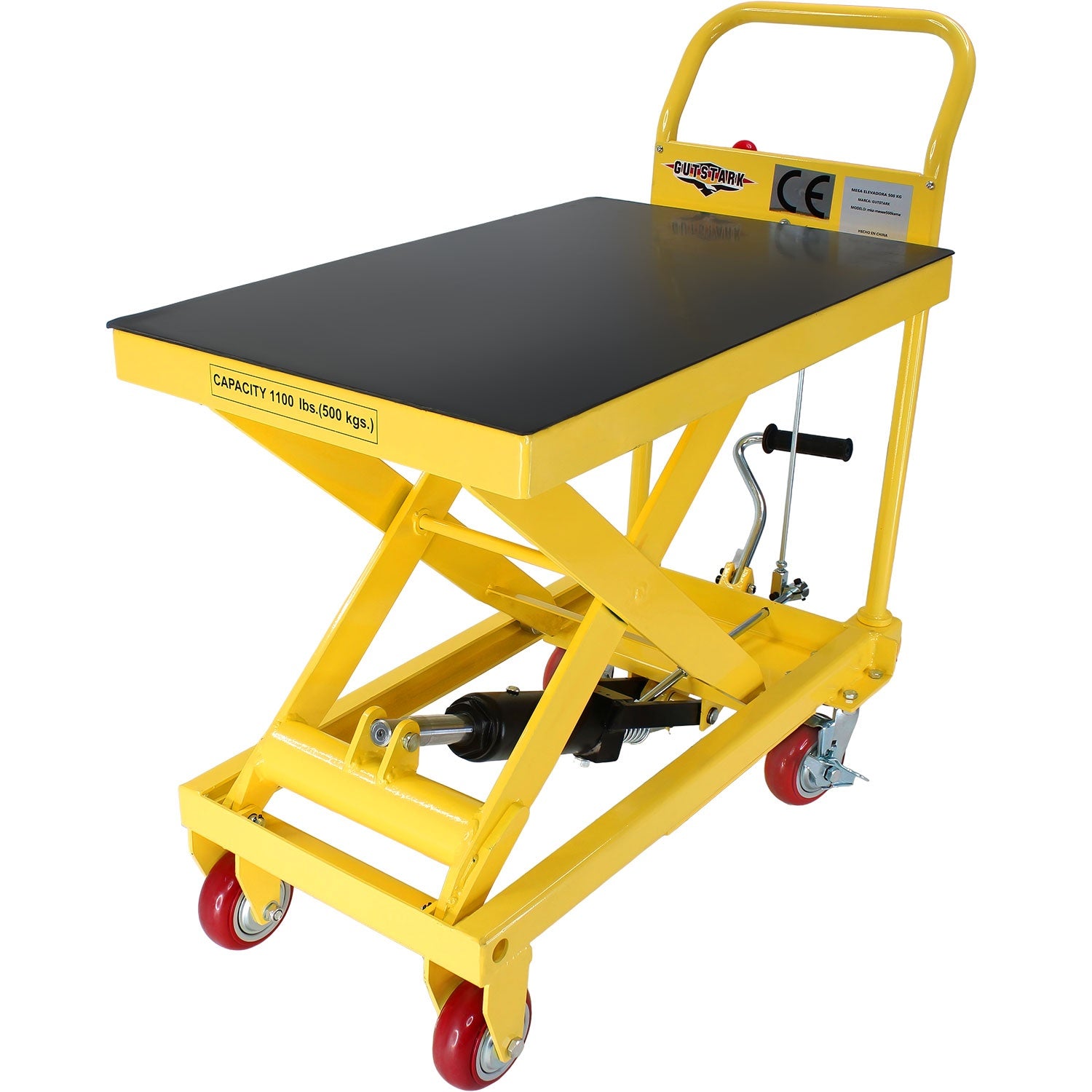 Mesa Elevadora Automotriz Hidraulica 1/2 Ton Antiderrapante