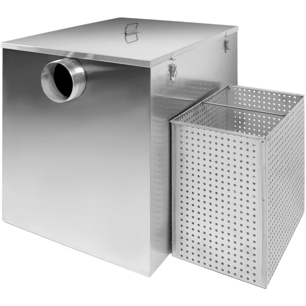 Trampa Grasa Industrial Restaurantes Acero Inoxidable 45kg
